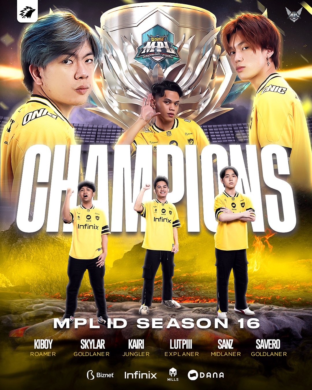 👑 DINASTI ONIC BERLANJUT! Taklukkan Alter Ego 4-1, ONIC Esports Kembali Raih Gelar Juara MPL ID S16!